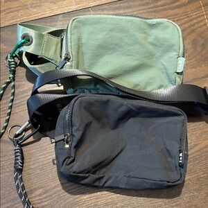 Set of Two Iris and Rainbow Duo crossbody bags